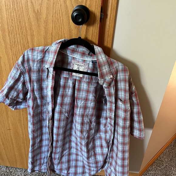 Panhandle men’s button up short sleeve shirt, size large - Picture 1 of 3